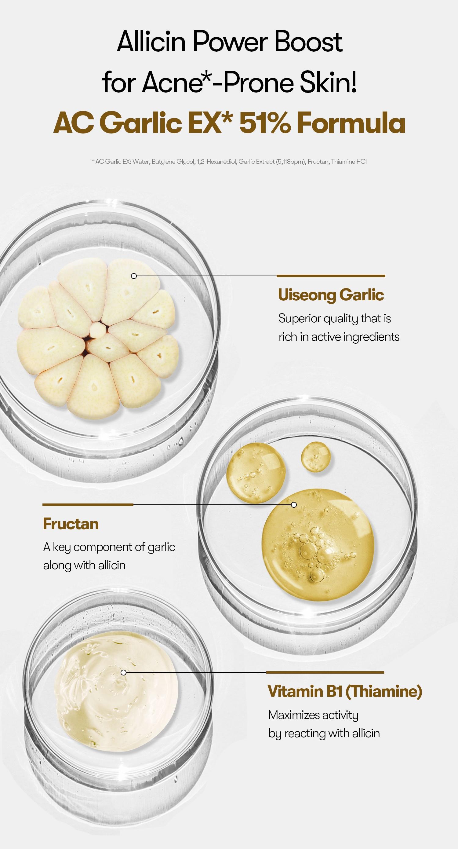 [VT Official] Garlic AC Reedle Shot Gel Cream / Spot Cream / Acne care, Reedle Shot Spot Care & Moisturizer, Garlic Exosome, Soothing & Calming, Blemish Care, Acne prone skin friendly