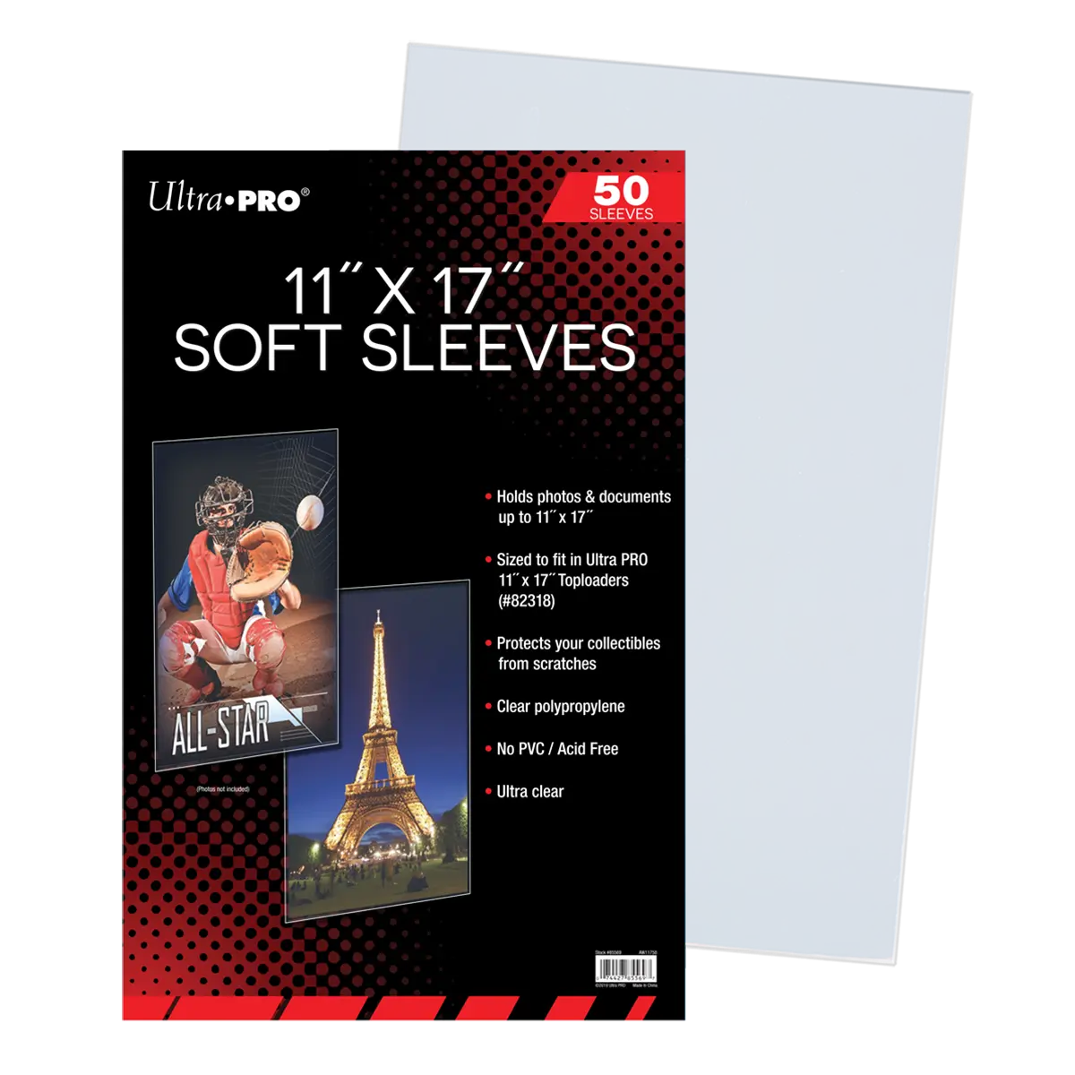 11" x 17" Soft Sleeves (50ct)