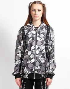 TRIPP NYC X DEATH NOTE - RYUK SKULL CAMO FULL ZIP HOODIE