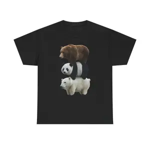Realistic We Bears Cotton Animal T Shirt