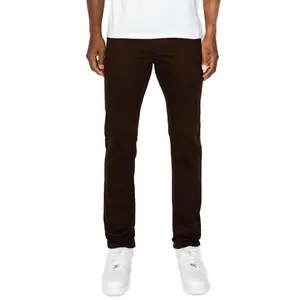 VICTORIOUS Men's Essential Colored Skinny Jeans Comfort Stretch Pants Cotton