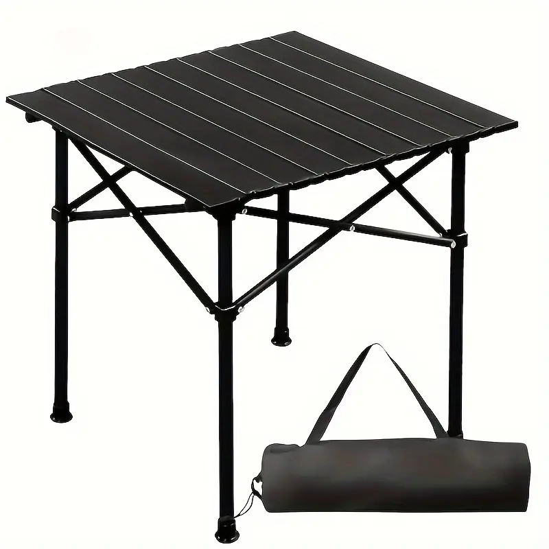 Large Portable Folding Table for Car Camping & Outdoor Use, Car Interior Accessory with Storage Bag
