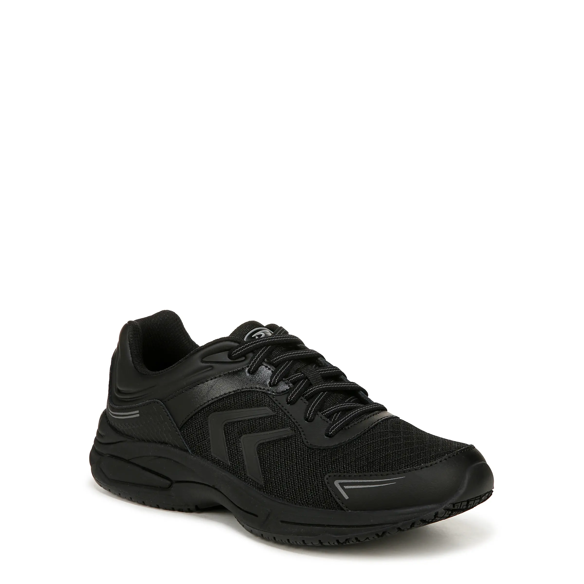 Dr. Scholl's Shoes Women's Blaze Leather Work Sneakers, Slip Resistant and Lightweight Casual Trainer Shoes with Cushioning & Arch Support, Casual Lifestyle Footwear, Closed Trainer Shoes
