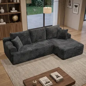 95-inch L-shaped living room design, comfortable and ready to use without assembly. Modern modular s x ofa, durable and comfortable large sofa. furniture express loungers al seccion a of cloud couches boneless sectional