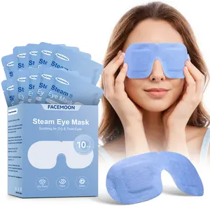 Self-Heating Eye Mask for Dry Eye Relief — Unscented Steam Warm Compress (10 Pack), Therapeutic Heat Therapy for Meibomian Gland Dysfunction, MD-Recommended for Chronic Dryness & Grittiness