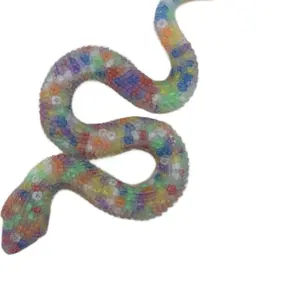 Flexible confetti Snake Silicone Picky Pad - Skin Picking & ADHD Relief Toy with Textured Silicone Scales for Stress and Focus