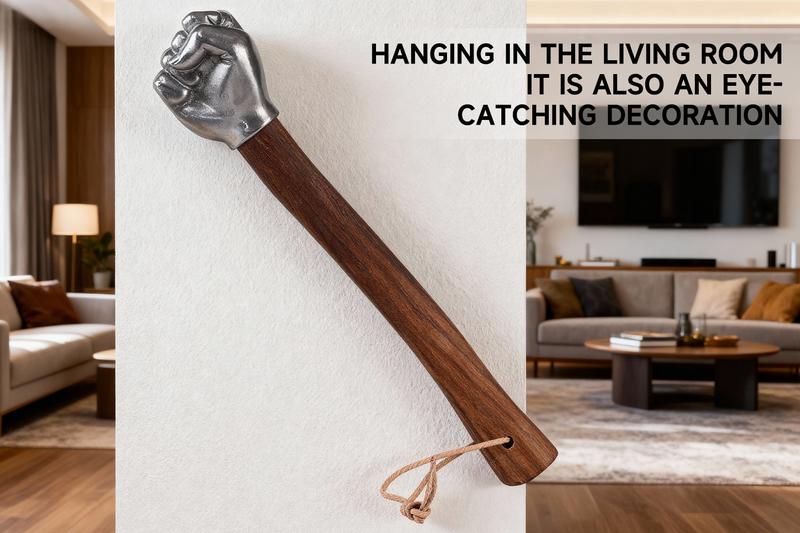 Stainless Steel Head + Solid Wood Handle Sledge Hammer – Reinforced Heavy-Duty Hammer for Carpentry, Masonry & Craft Work