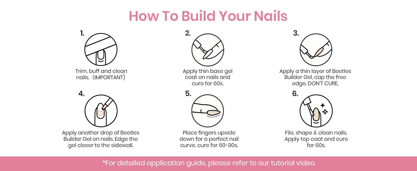 Beetles Builder Gel for Nails, 7 in 1 Strengthener Gel Builder for Nails, Jelly Clear Pink Nude Hard Gel Builder Gel for Nail Apex Nail Thickening Extension Gel Soak Off Uv for Women Manicure Beetles Builder Gel for Nails, 7 in 1 Strengthener Gel Builder for Nails, Jelly Clear Pink Nude Hard Gel Builder Gel for Nail Apex Nail Thickening Extension Gel Soak Off Uv for Women Manicure