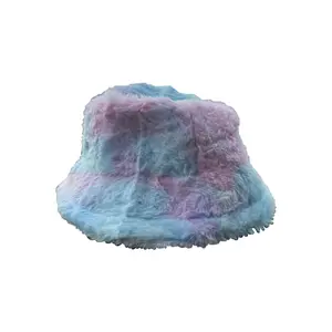 Fuzzy Purple Bucket Hat