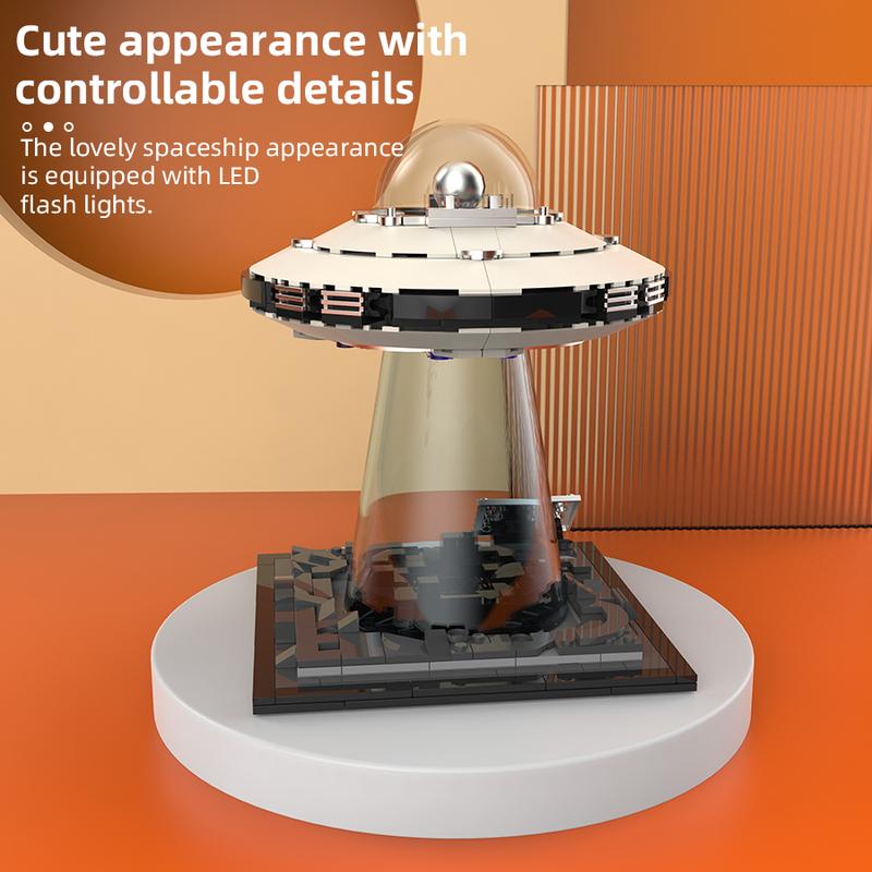 Magnetic STEM Building Blocks Set - Creative Galaxy UFO Spaceship & Interstellar Collection Kit for Kids 8+ Montessori Educational Toy  Fantastic Christmas, Growth, and Birthday Gift!