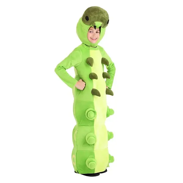 Kid's Green Caterpillar Costume
