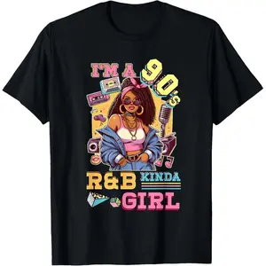 I'm A 90s Kinda . Rnb Hip Hop Soul Music T-Shirt