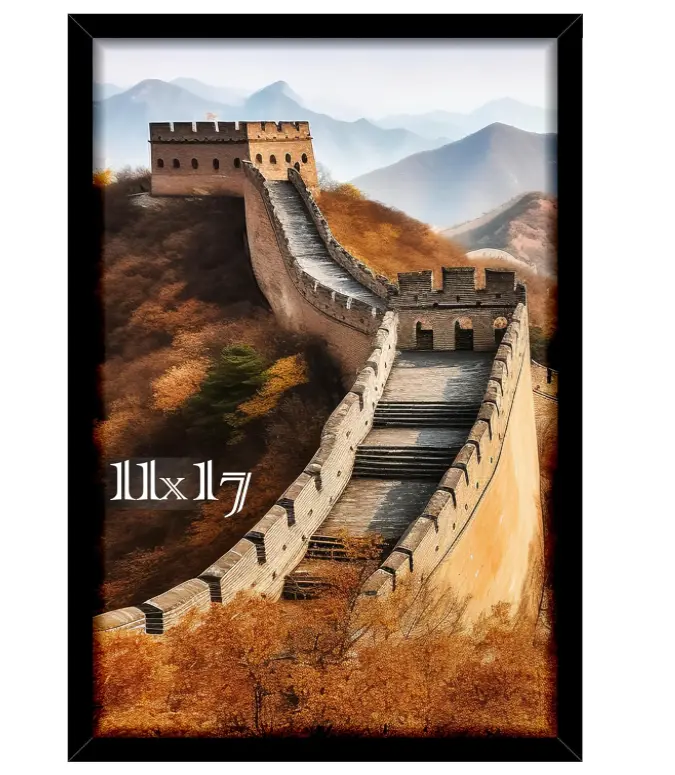 11x17 Picture Frame, Photo Frame for Wall Mounting Diaplay, Black