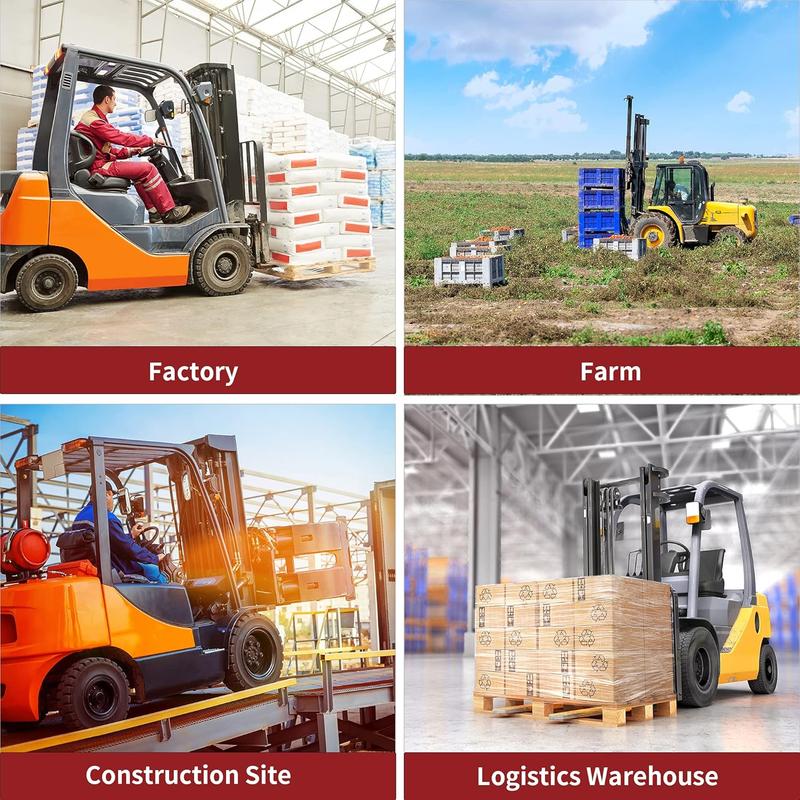 OEDRO 2'' Forklift Trailer Hitch Receiver for Dual Pallet Forks, 6500lbs Towing Capacity Forklift Tow Hitch Attachment Adapter for 2'' Class III & IV Inserts