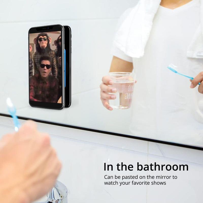 2PCS Phone Silicone Suction Cups，Strong suction force Color combinations diverse options，Phone Case Mount Hands-Free Sticky Cell Phone Grip, Mobile Fidget Mirror Holder for Selfies and Videos,Clear out the inventory