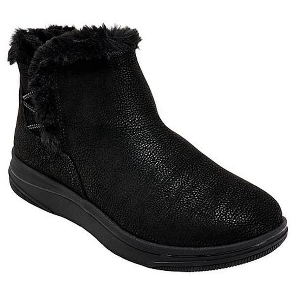 Clarks Cloudsteppers Breeze Faux Fur Ankle Bootie