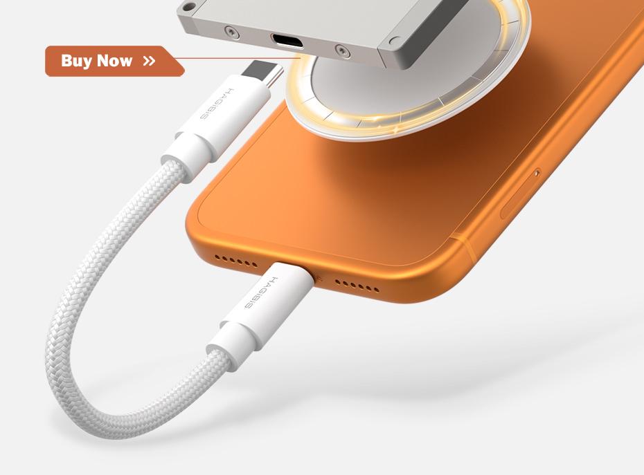 Hagibis 2230 M.2 NVMe SSD Enclosure USB 3.2 Gen 2 to PCI-E M.2 SSD Case 2242 External SSD Floppy Disk for iPhone 17 Pro Laptops