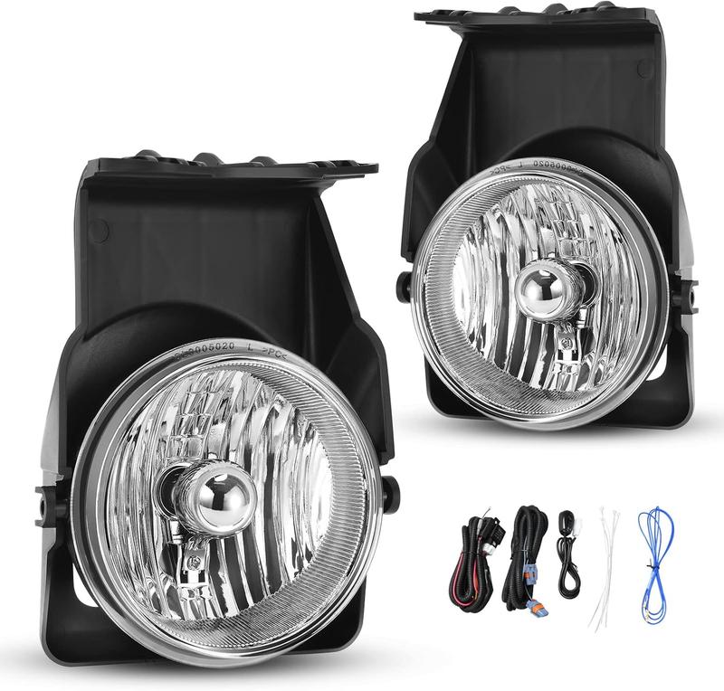 YITAMOTOR Fog Lights Compatible with 2003-2006 GMC Sierra 1500/1500 HD/2500/2500 HD/3500, 2007 GMC Sierra Classic Model 1500 /1500HD /2500 /2500HD /3500, Not Compatible with Denali /C3 Models YITAMOTOR Fog Lights Compatible with 2003-2006 GMC Sierra 1500/1500 HD/2500/2500 HD/3500, 2007 GMC Sierra Classic Model 1500 /1500HD /2500 /2500HD /3500, Not Compatible with Denali /C3 Models