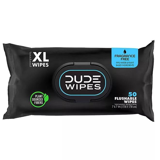 Dude Wipes XL Flushable Wipes - 8ct Fragrance-Free 400 Wipes for Personal Hygiene, Travel, and Home Use Napkin Toilet Disposable Dude Wipes XL Flushable Wipes - 8ct Fragrance-Free 400 Wipes for Personal Hygiene, Travel, and Home Use Napkin Toilet Disposable