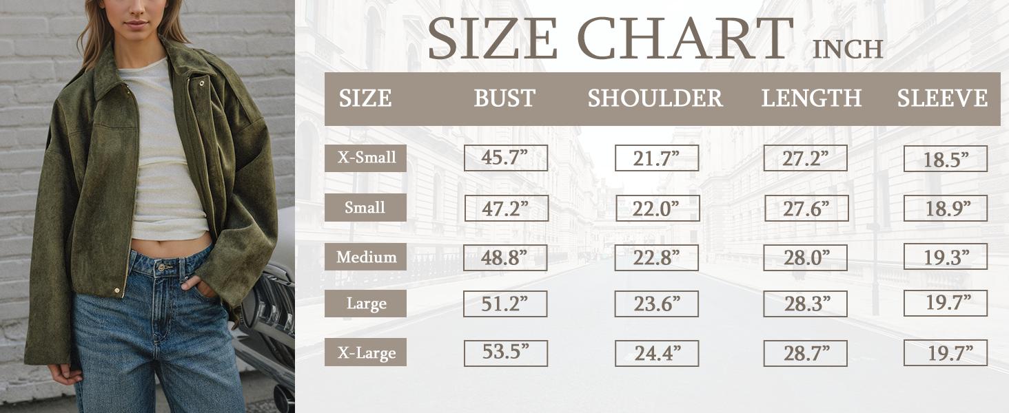 Tanming Women's Faux Suede Bomber Jacket Oversized Lapel Zip Up Pilot Coat Streetwear Motorcycle Outerwear with Epaulets Chic Batwing Sleeves Pleated Hem TikTokShopBlackFriday Casual Everyday Wear