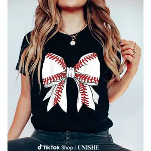 Game Day Cotton Baseball Tee – Short Sleeve T-Shirt for Moms
