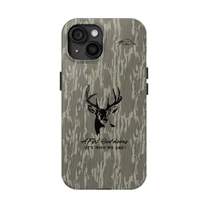 AFW Outdoors Buck Phone Case for iPhone 13 Hard Tough 2-piece Protective Cover Shockproof Durable Anti-Scratch Armor Shell