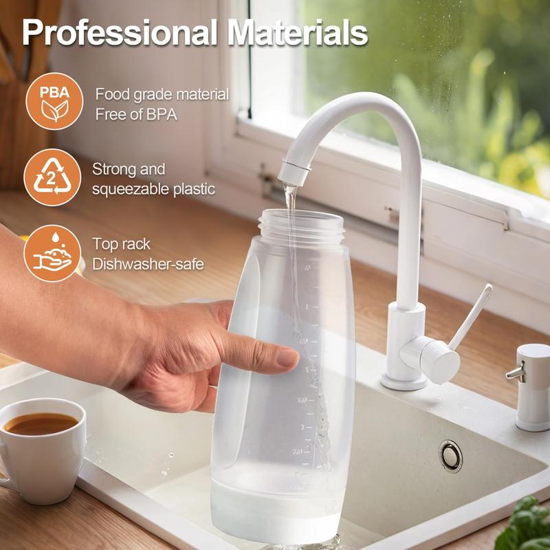 Handheld Batter Dispenser, Batter Mixing Bottle with Scale, Pancake Batter Dispenser, Kitchen Gadgets for Home Use, Utensils,Pancake Batter Dispenser with Blender Balls, Kitchen Batter Squeezer Bottle Suitable for Cupcakes, Pancakes, Muffins Smooth Handheld Batter Dispenser, Batter Mixing Bottle with Scale, Pancake Batter Dispenser, Kitchen Gadgets for Home Use, Utensils,Pancake Batter Dispenser with Blender Balls, Kitchen Batter Squeezer Bottle Suitable for Cupcakes, Pancakes, Muffins Smooth