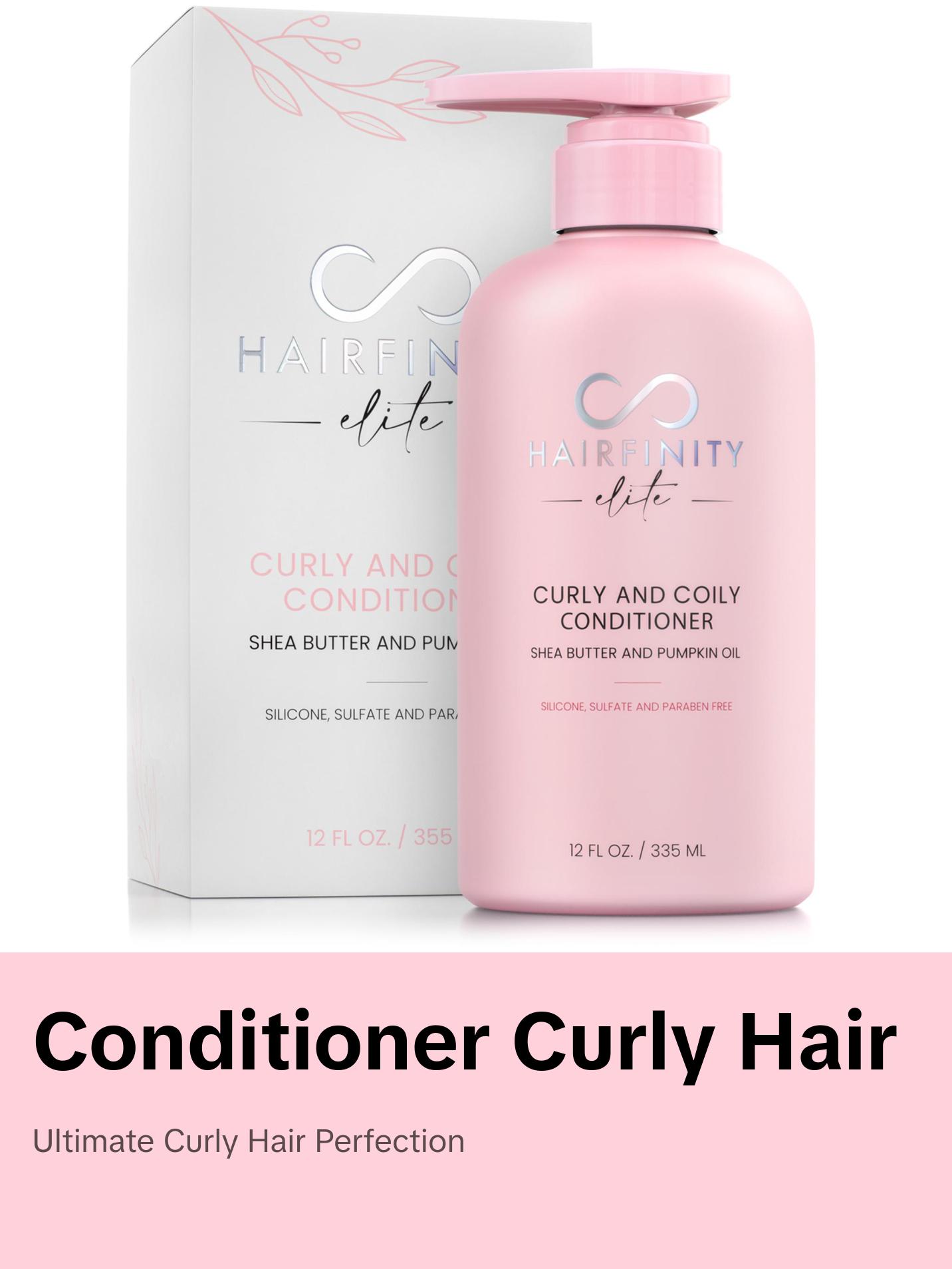 Curly and Coily Conditioner with Shea Butter and Pumpkin Oil - Customizable Formula for Ultimate Hair Health & Frizz Control