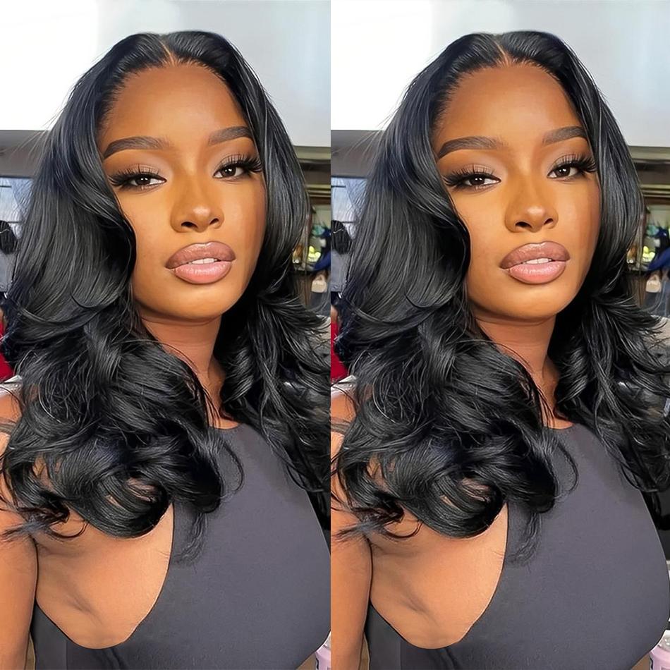 Celie Hair Ombre Brown Highlight 1B/2/30 Butterfly Layered Cut Glueless Wig Blonde Highlight 1B/22 6x5 HD Lace Ready to Go Wigs 200% Density Natural Black Human Hair Closure Wig Pre-bleached Knots & 3D Dome Cap