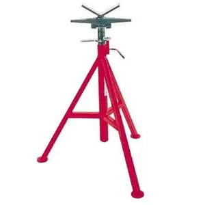 Ridgid 12" Pipe Capacity, Adjustable Pipe Stand with V-Head 20" to 38" High, 2,500 Lb Capacity 56657