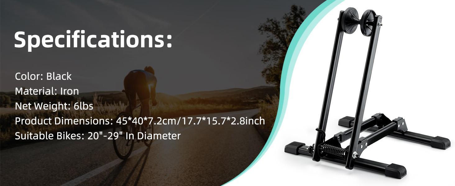 ROCKBROS Foldable Bike Stand Floor Bike Parking Stand Bike Holder 20"-29" Mountain Road Indoor Outdoor Garage Storage ROCKBROS Foldable Bike Stand Floor Bike Parking Stand Bike Holder 20"-29" Mountain Road Indoor Outdoor Garage Storage