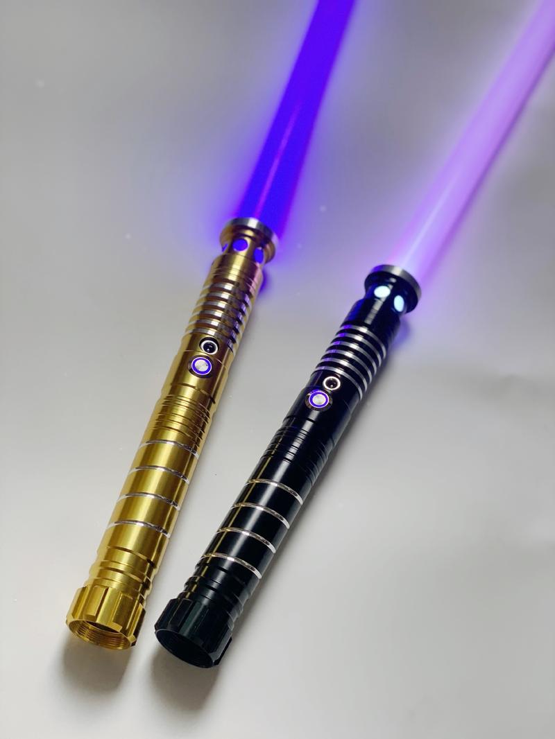 Interstellar Alloy Cool Real Lightsabers Metal Laser Sword with 16 Vibrant Colors, Vibrating Function for Immersive Play & Fun