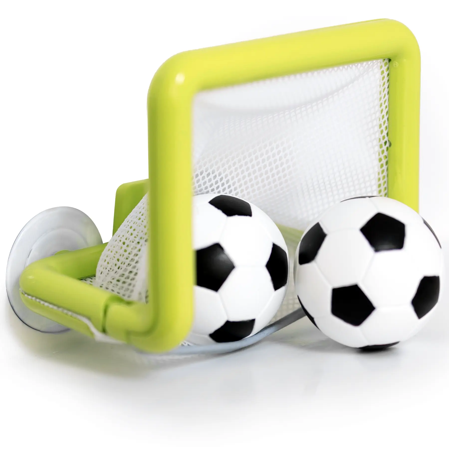Jool Baby Bathtub Soccer Set for Toddler, Kids Bath Toy – Includes Soccer Net w/ Suction Cups, 2 Soccer Balls