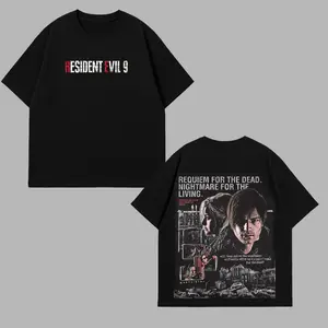 Resident Evil Requiem Style Gildan Graphic T-Shirt – Distressed Retro Zombie Horror Game Tee, Survival Shooter Gamer Shirt, Dark Aesthetic Gaming Fan Gift