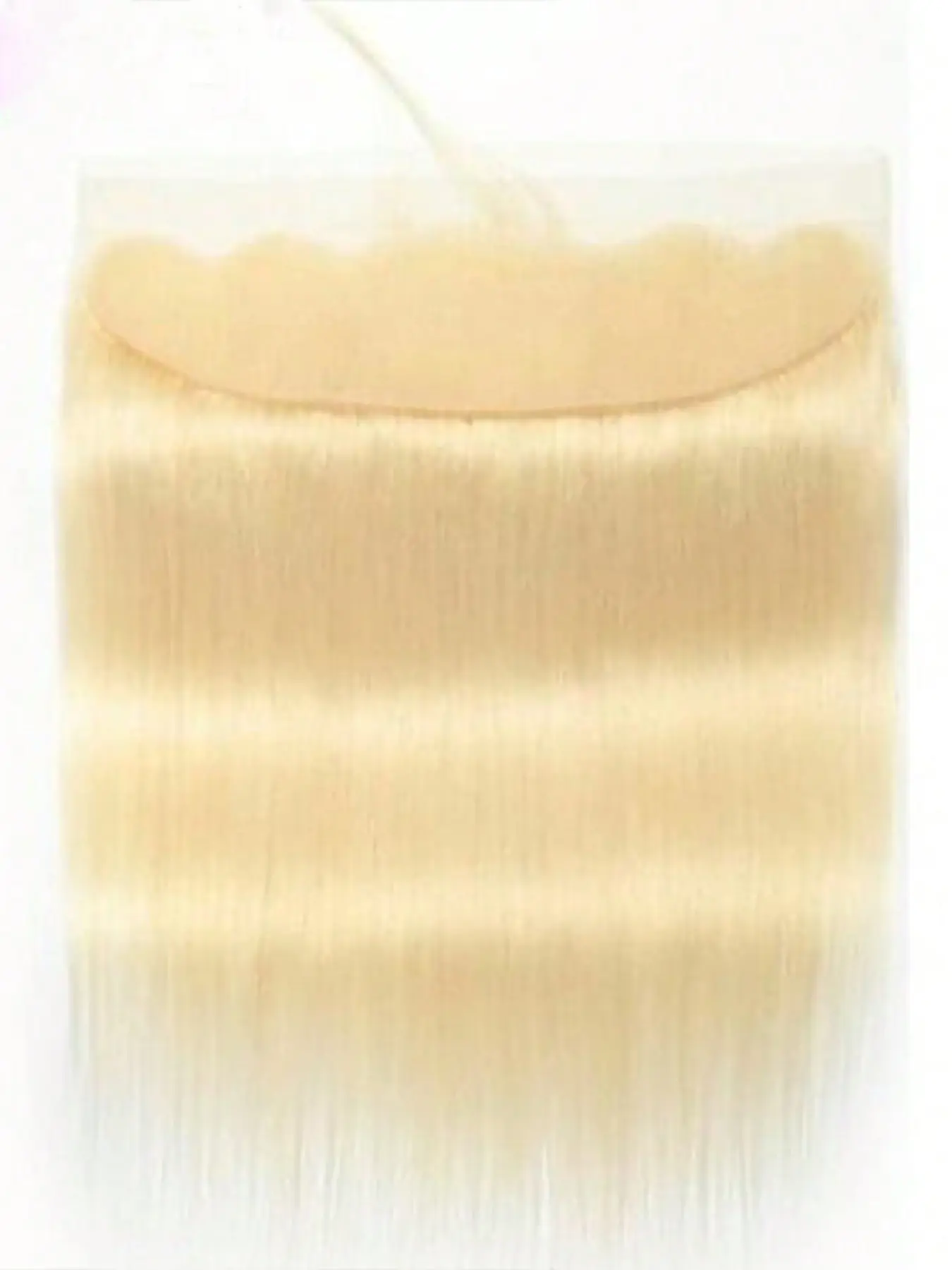 613 Blonde 13X4 Lace Frontal Human Hair Straight Transparent Lace Front Closure Pre Plucked with Brazilian Remy Hair 8-20 Inches