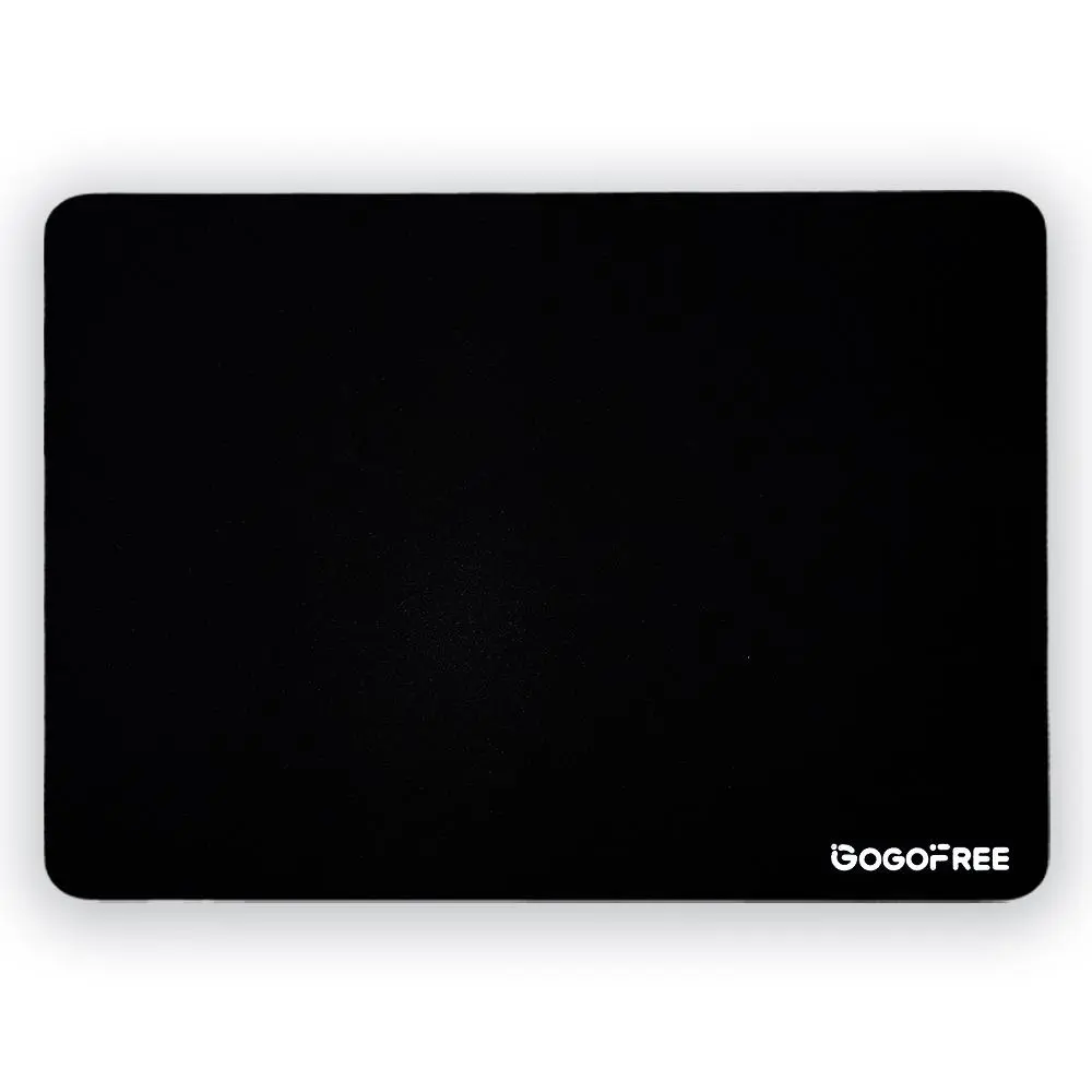 GOGOFREE Premium Tempered Glass Gaming Mouse Pad - Square Hard PC Mousepad with Ultra-Smooth Surface, Non-Slip Base, Durability, Easy Clean, Ideal for Gamers, PC Desk Accessories, Gamer Stuff, Glass Mousepad