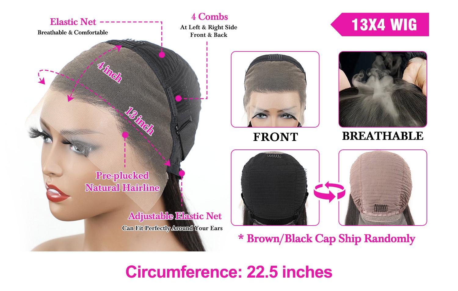 Vshow 4/27 Highlight Kinky Curly Hair Lace Front Wigs Brown With Blonde Curly Human Hair Lace Wigs For Women