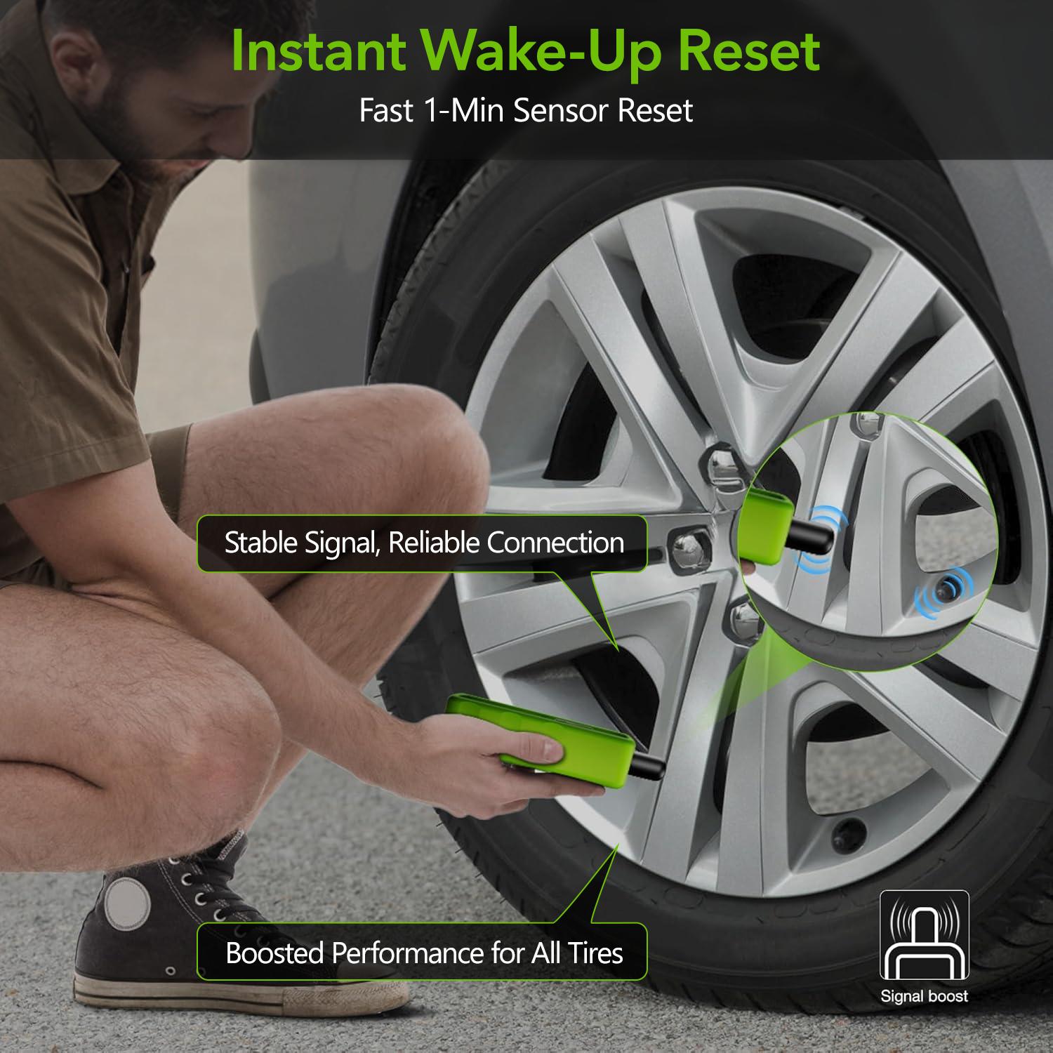 [ONLY for GM & Ford] VXDAS Super GL50448 2-in-1 TPMS Relearn Reset Tool  for Ford & GM | Tire Sensor Activation for F150, Buick, Cadillac, Chevrolet, GMC, Lincoln, Mazda