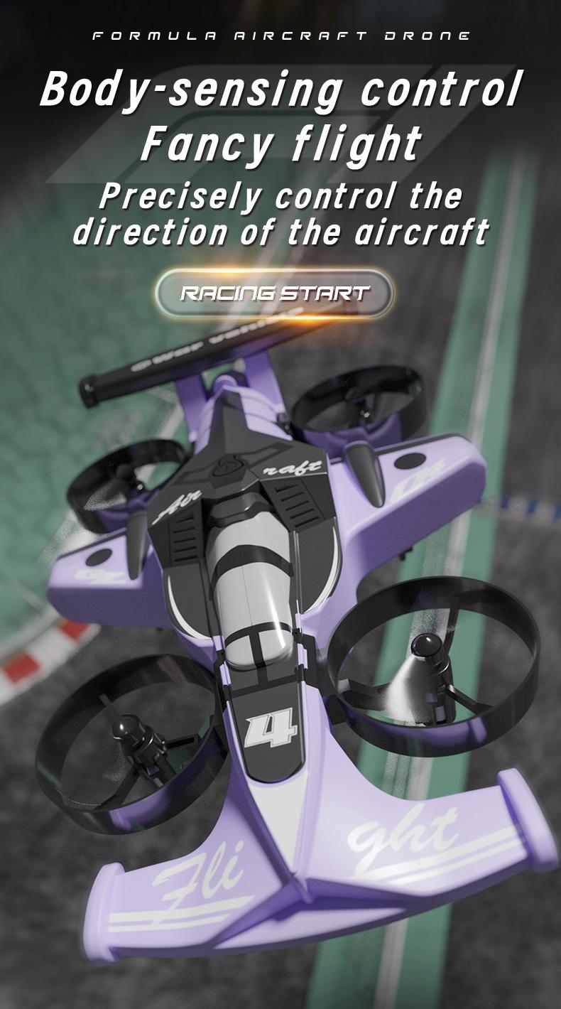 BRRRRT  Remote-controlled car and plane combo, 360-degree drift tires, land and air capable, one-touch lift, impact-resistant materials, three adjustable speeds, perfect gift for boys and girls, top choice for Christmas presents.