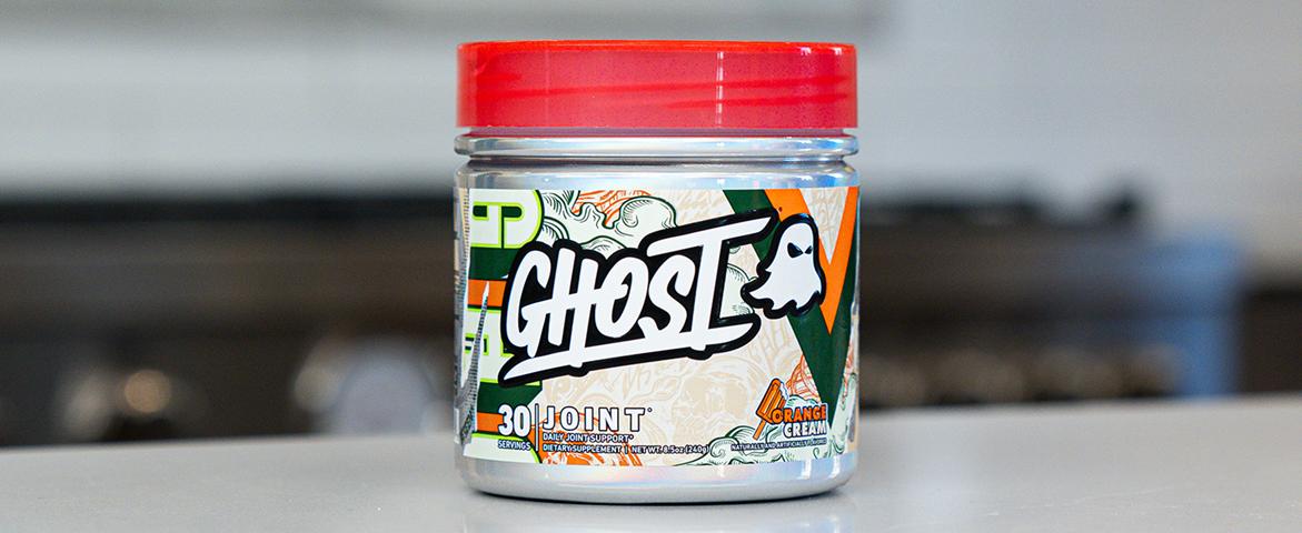 GHOST Joint Supplement (30 Servings) - Daily Joint Maintenance Supplement for Men & Women - Glucosamine HCL, Chondroitin Sulfate & Curcumin - Cartilage, Bones & Joint Support Healthcare Dietary