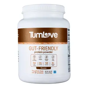 TumLove Vegan Protein Powder - Low FODMAP Certified, Gluten-Free, Dairy-Free, Soy-Free, 100% Gut-Friendly & Non-Bloating Summervibes