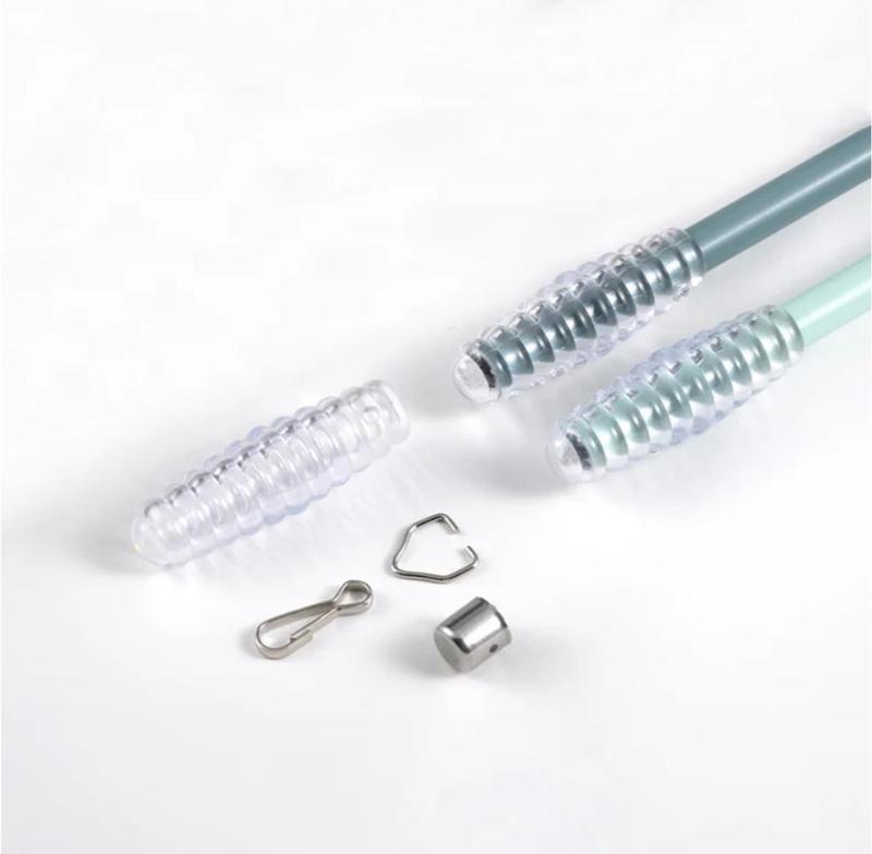 Inovaday Curtains Pull Wand Rod With Effortless Opening and Closing Drapery Sturdy Durable Aluminum Alloy & Wrought Iron 40 Inches