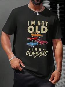 Short-Sleeved T-Shirt With Printed Design, Fashionable And Stylish For Everyday Wear For Men, Suitable For Going Out And Strolling Around