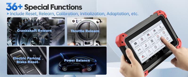 XTOOL D7 Bidirectional Car Scan Tool 2025 V2.0 Automotive Diagnostic, Active Tests, Coding, OE-Level Full System Diagnosis 36+Maintenance OBD2 Scanner 3-Year Free Update, Crank Sensor Relearn, FCA Autoauth, CAN FD,DoIP, Android 10 Bi-Directional Vehicle