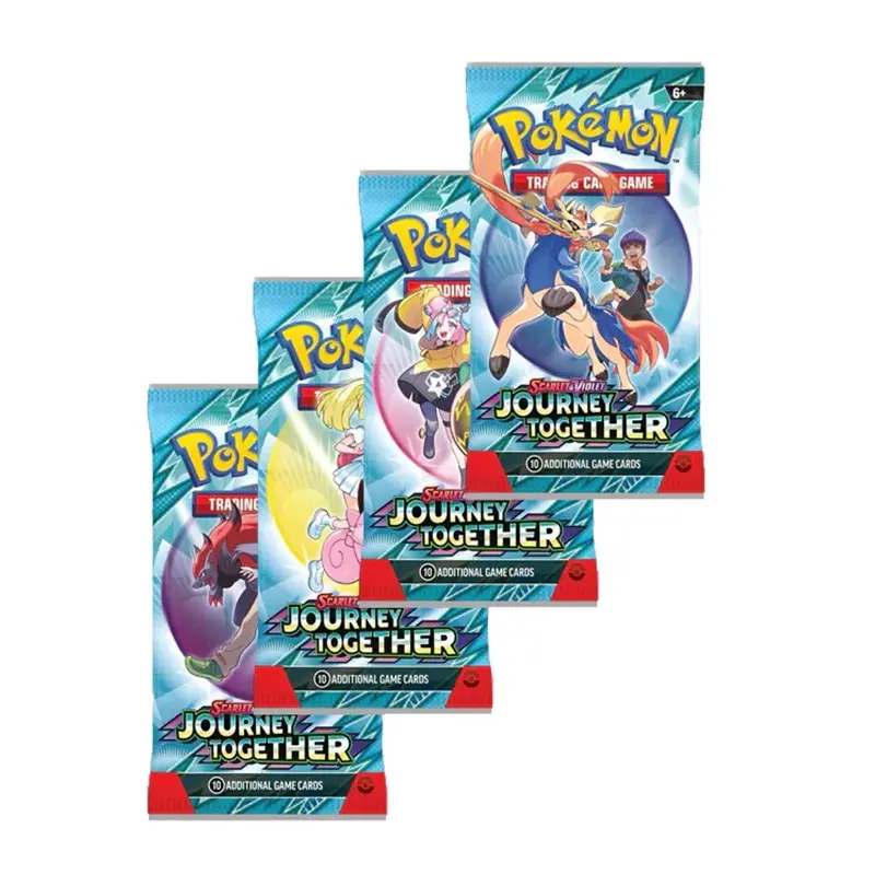 pokemon journey together card trick Pokemon: Together: 3 Pack Blister Pokmon TCG SV- Journey Together