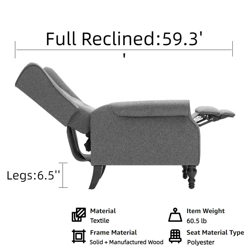 Best Gift BALIAAFurnitureLuxurious Beige Tufted Wingback Recliner Chair with High Back and Push Back Function - Plush Linen Upholstery, Sturdy Metal Legs, and Durable Hardwood Frame - Ideal for Living Room Accent, Carpeted Floor, and Relaxation Best Gift BALIAAFurnitureLuxurious Beige Tufted Wingback Recliner Chair with High Back and Push Back Function - Plush Linen Upholstery, Sturdy Metal Legs, and Durable Hardwood Frame - Ideal for Living Room Accent, Carpeted Floor, and Relaxation