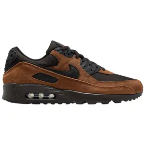 Nike Air Max 90 Premium Light British Tan Velvet Brown IQ0283-281 Men's Fashion Shoes New