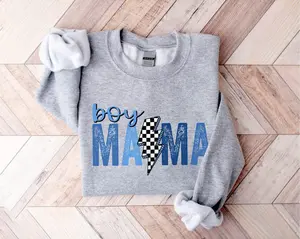 Boy Mama Sweatshirt, Gift for Mama of Boys, Mother's Day Sweater, New Mom Tee, Mom Lifi, Mama Lover Shirt, Motherhood Shirt