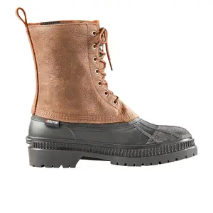 Baffin Mens Yukon Round Toe Duck Casual Boots Ankle - Brown, Grey