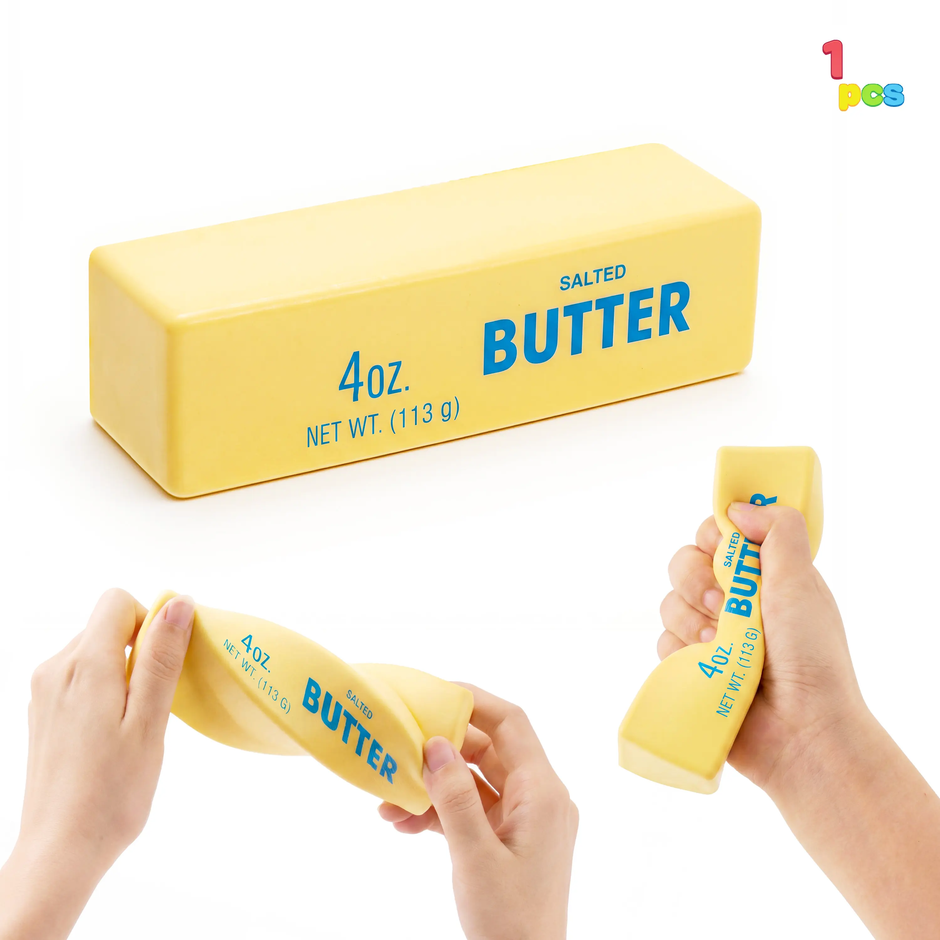 JOYIN Slow Rising Butter Stick Squishy Toy, Stress Balls, Stress Relief & Fidget Toys For Kids and Adults,  New Extra-Large Version,Birthday Gifts & Party Favors
